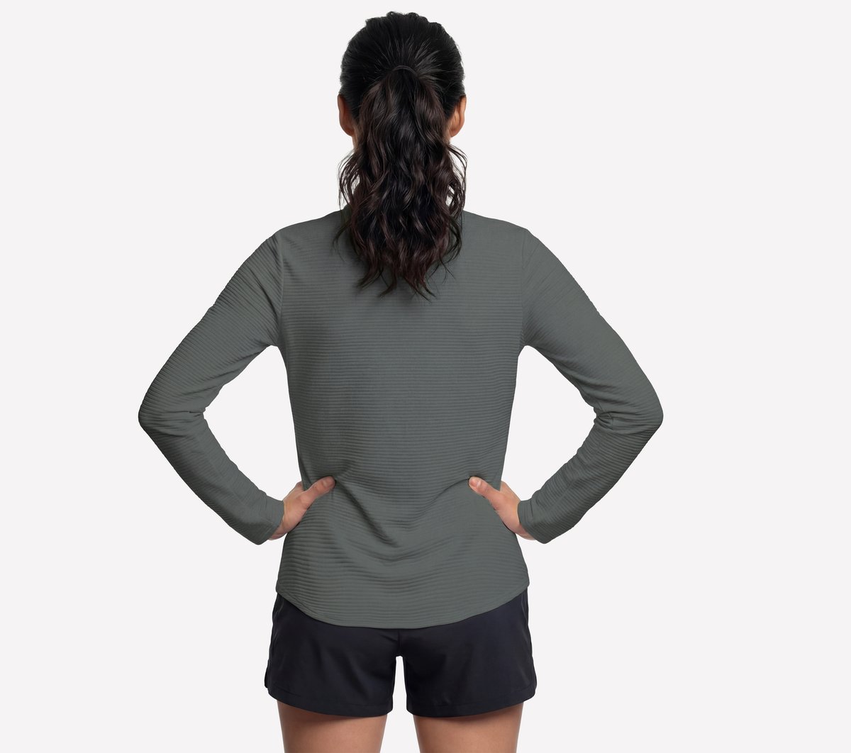 Soft Knit Ottoman 1/4 Zip — GREEN / BLACK