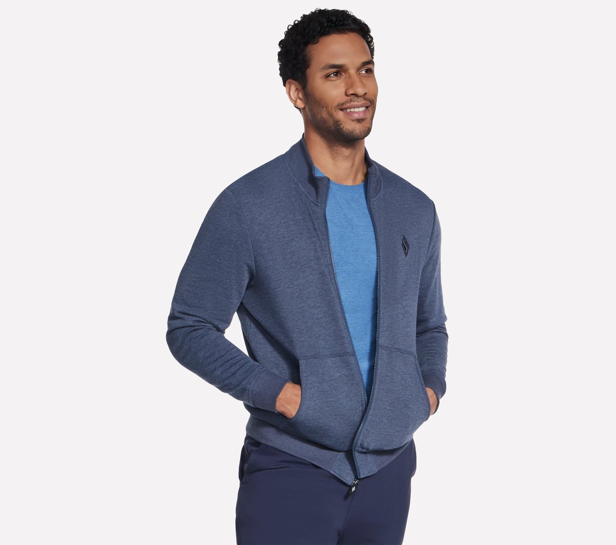 The Hoodless Hoodie GO WALK Everywhere Jacket — NAVY