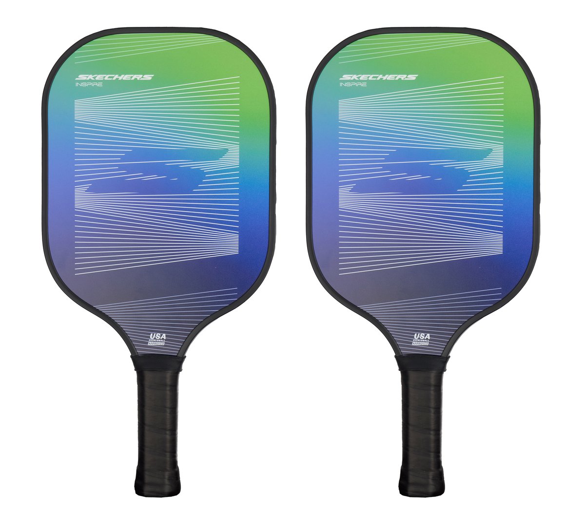 Skechers Pickleball Inspire 12mm Paddle - Blue Green en Azul/Verde