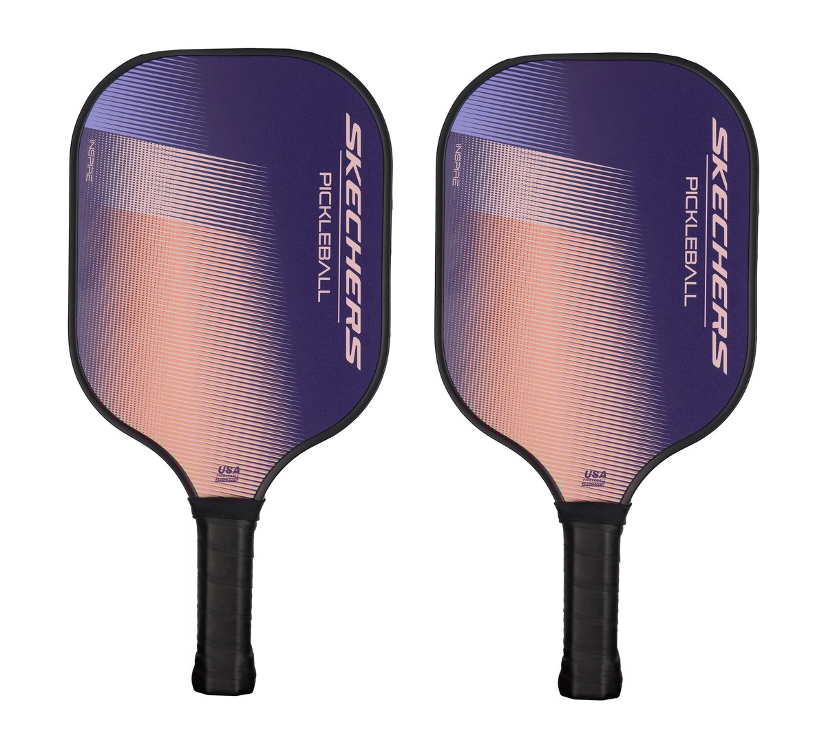 Skechers Pickleball Inspire 12mm Paddle - Purple Orange en Morado/Naranja