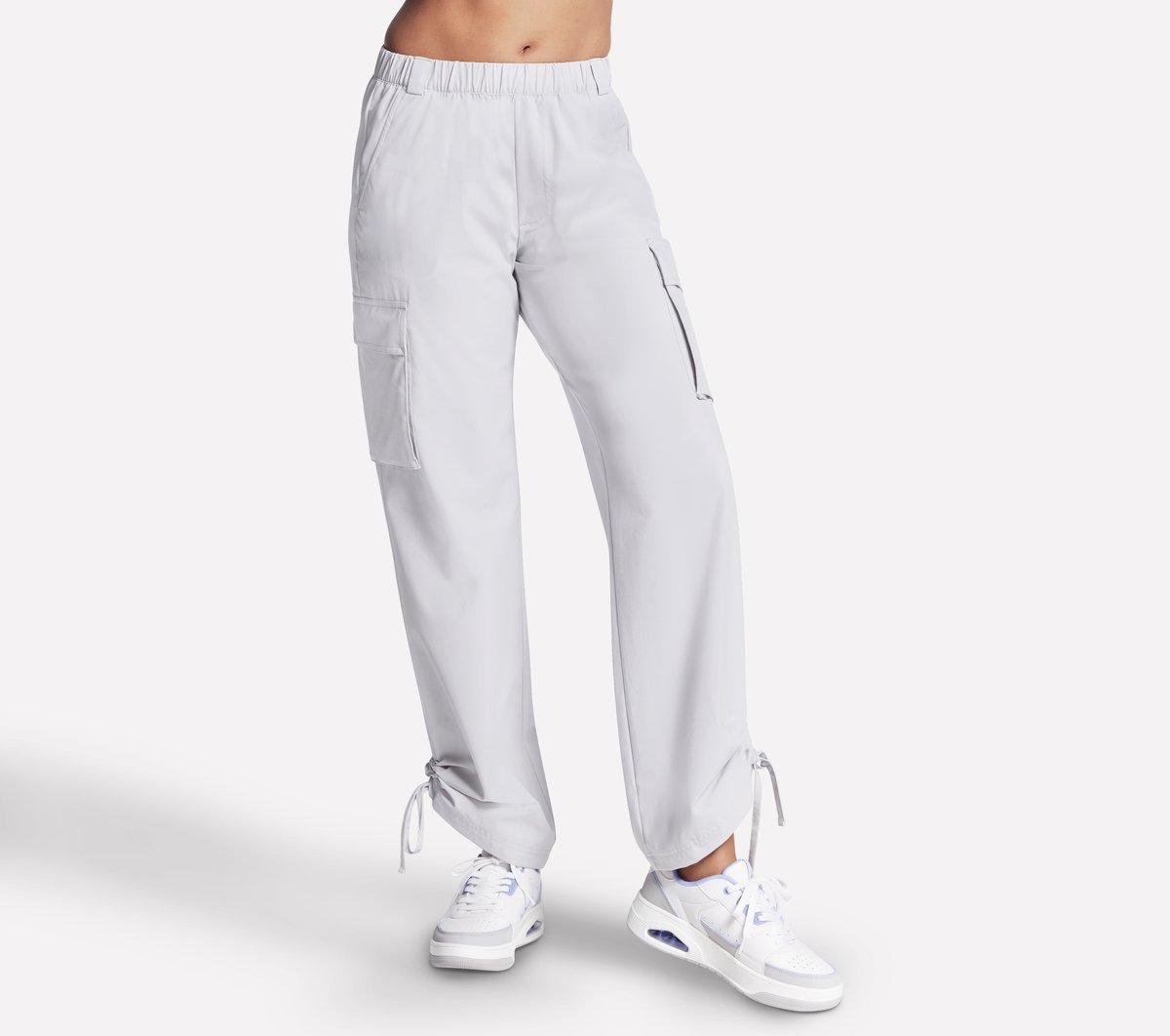 Skechers Femme Slip-ins Everywhere Cargo Pant en Blanc/Taupe, Taille XS-image-PT194_WTP