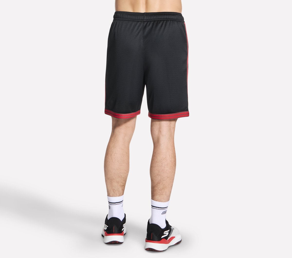 Street Basketball 8 Inch Short — BLACK