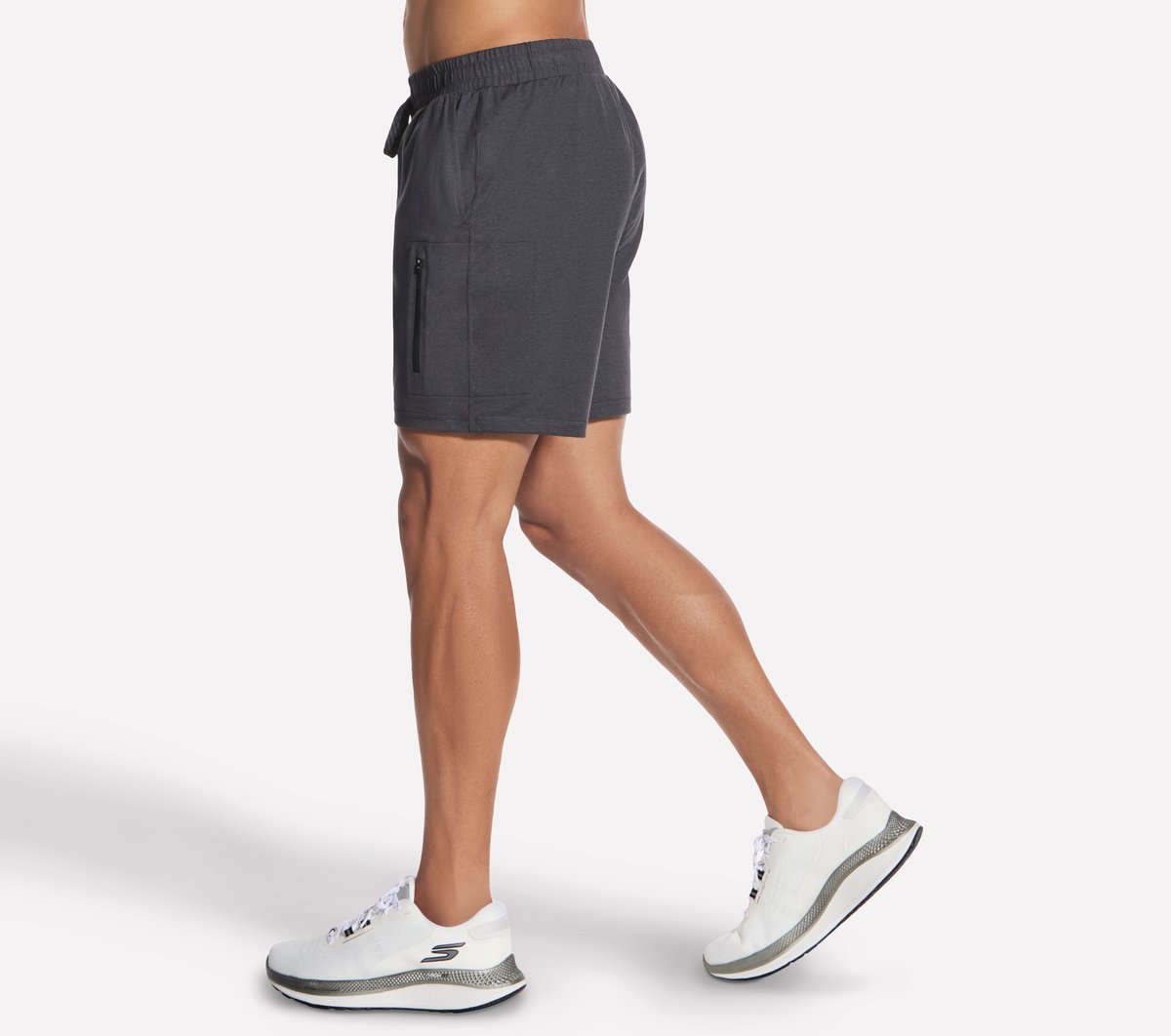 Weekend 7 Inch Short — BLACK / CHARCOAL