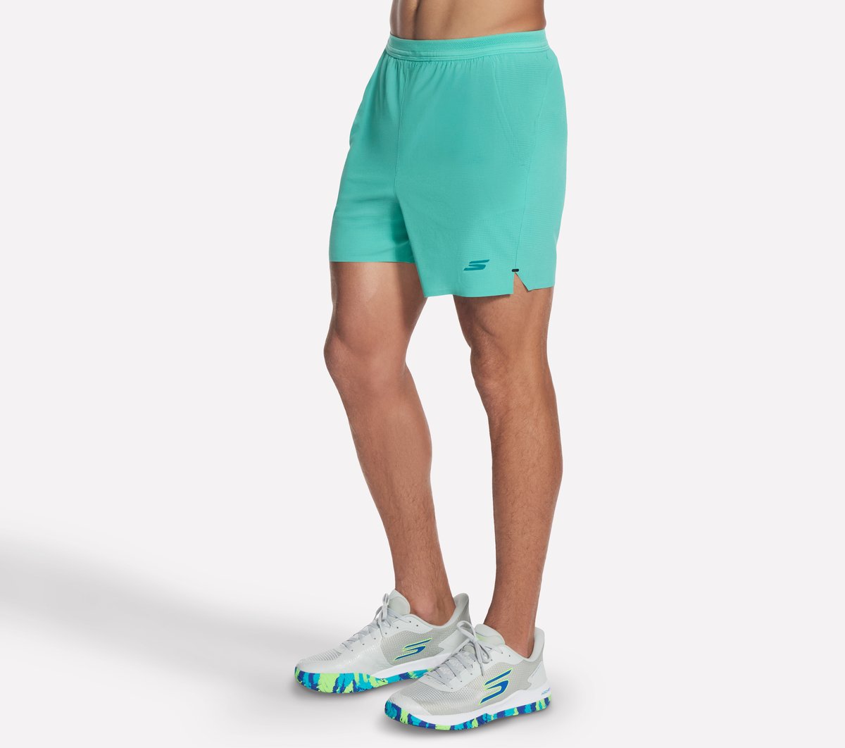 Volley 5 Inch Short — TURQUOISE / PINK