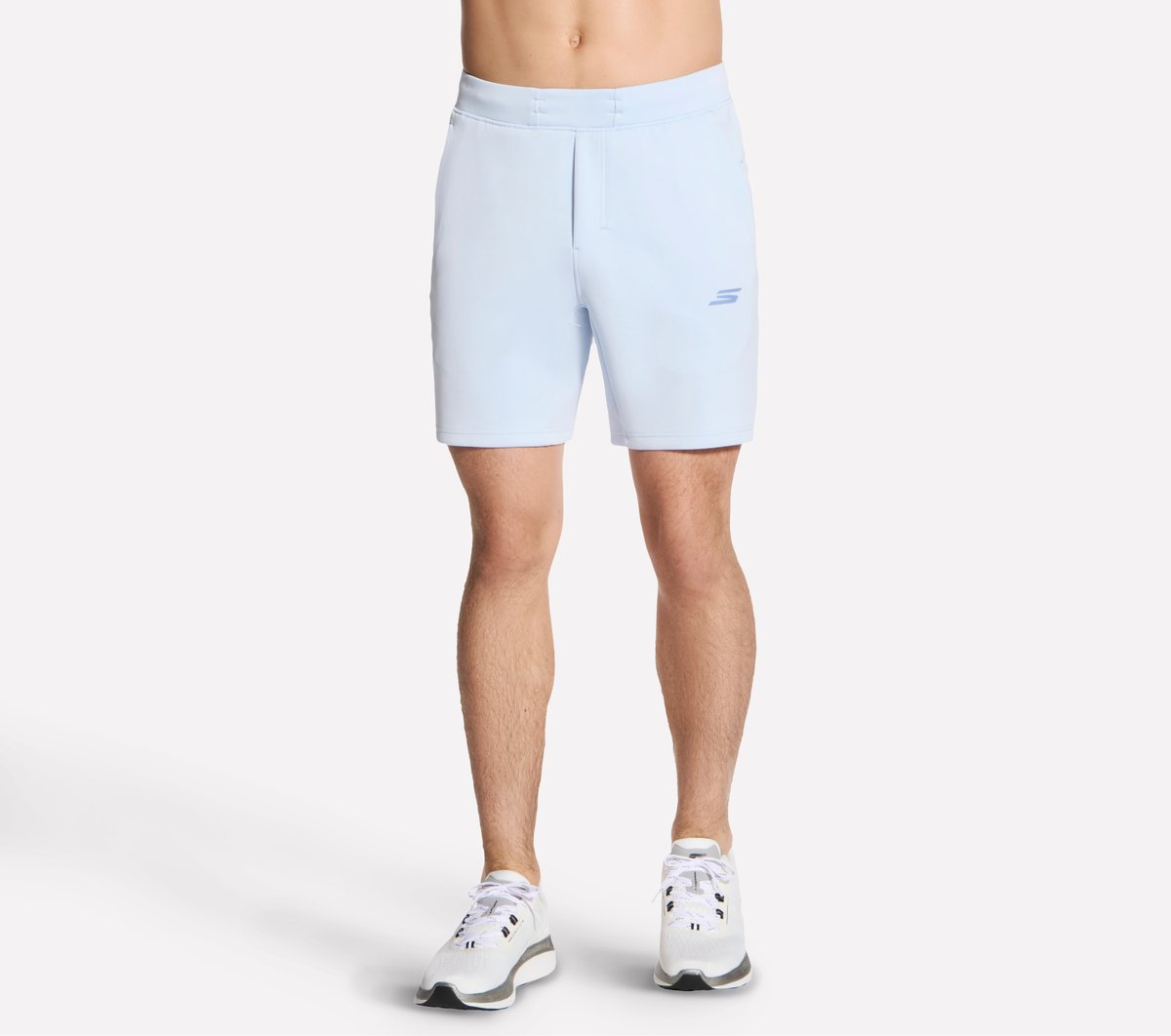 Skechers Harry Kane SKECHCLOUD Elevate pantalones cortos en Azul/Plata, talla 2XL