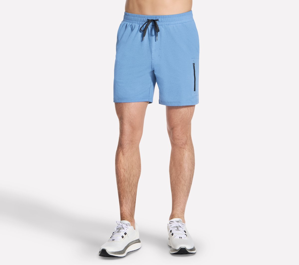 Weekend 7 Inch Short — WHITE / PERIWINKLE