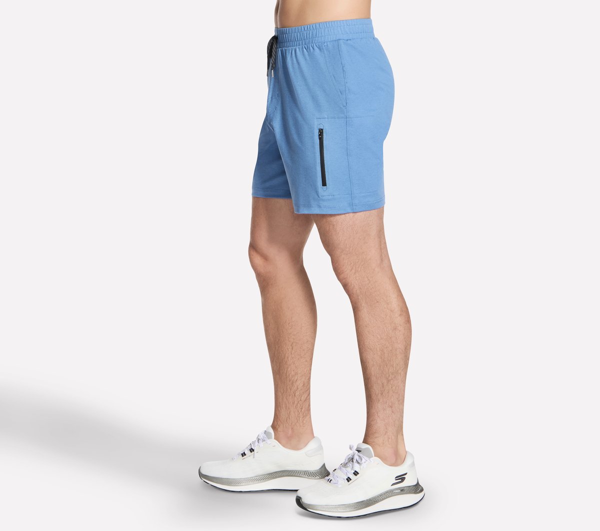 Weekend 7 Inch Short — WHITE / PERIWINKLE