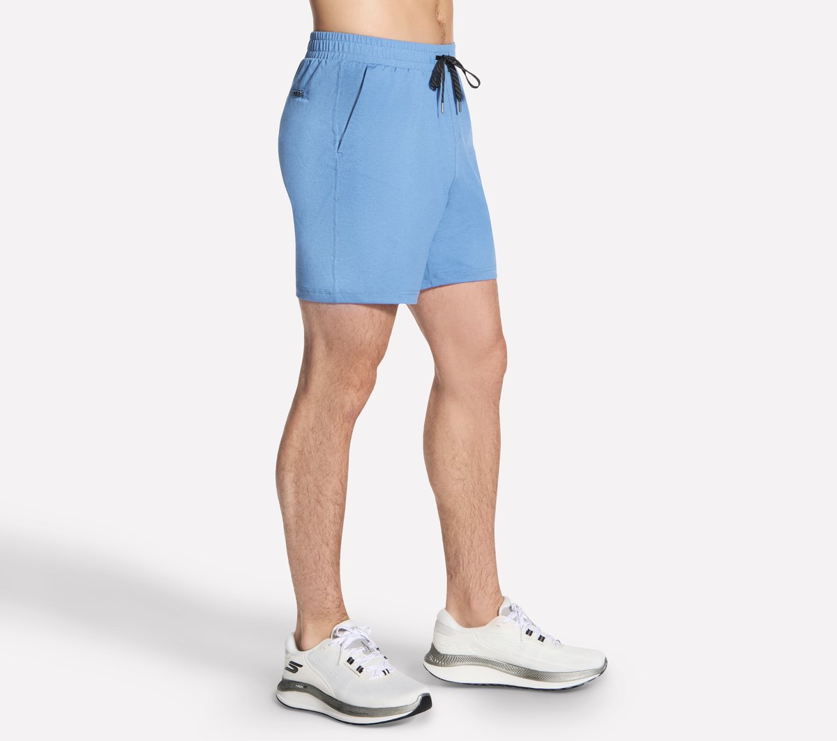 Weekend 7 Inch Short — WHITE / PERIWINKLE