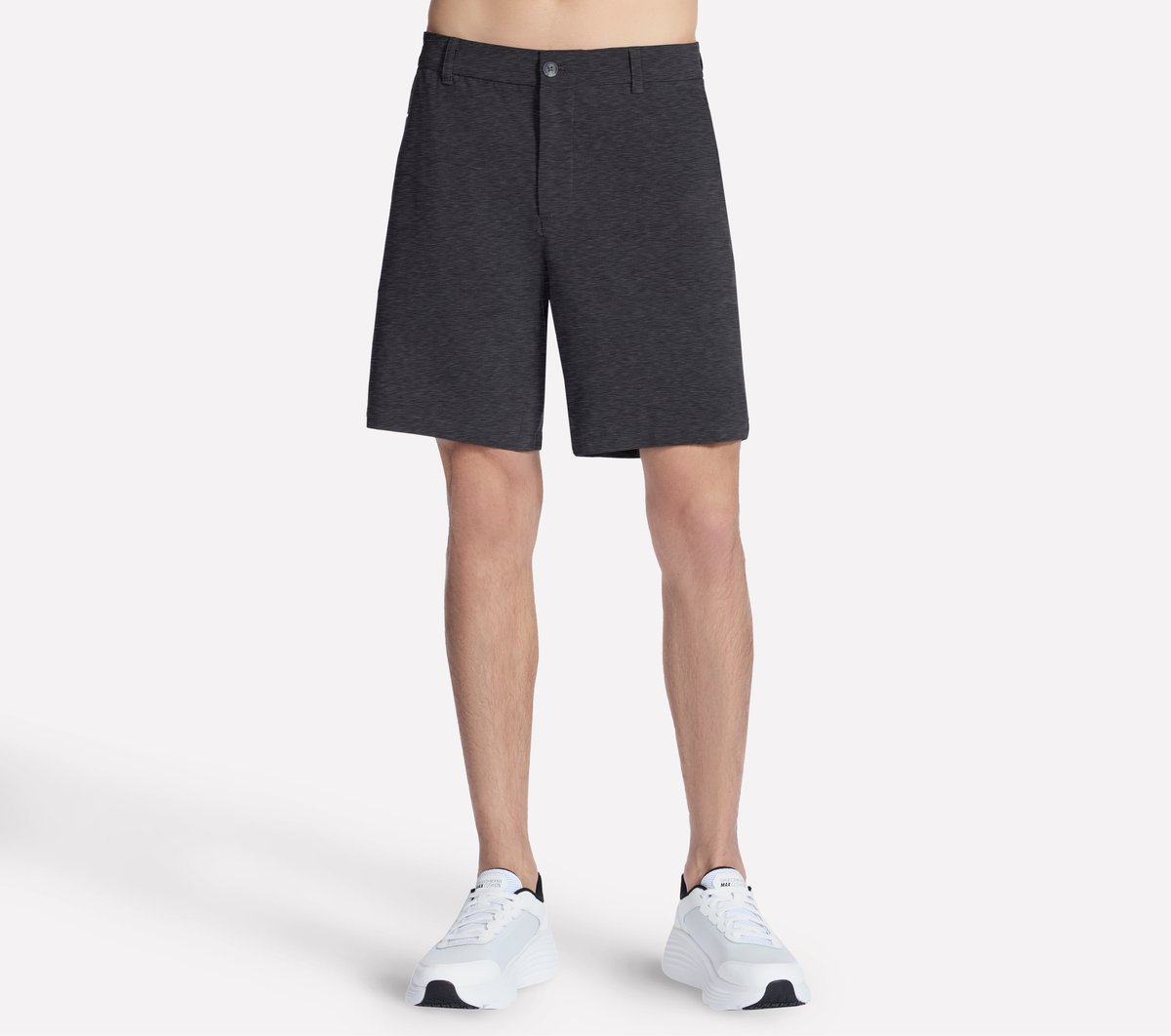 The GO WALK Everywhere 9-Inch Short — BLACK / CORAL