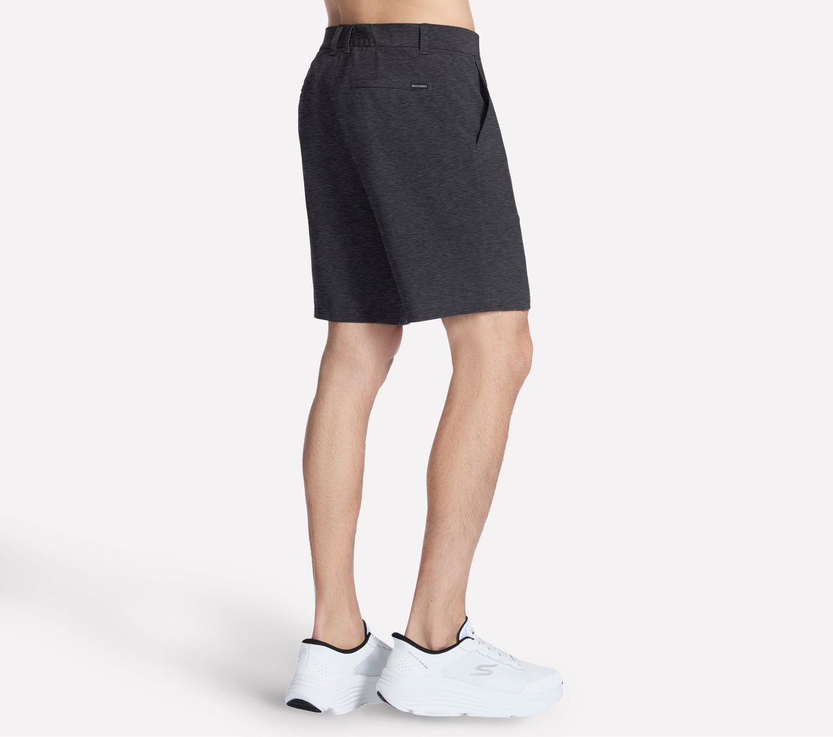 The GO WALK Everywhere 9-Inch Short — BLACK / CORAL
