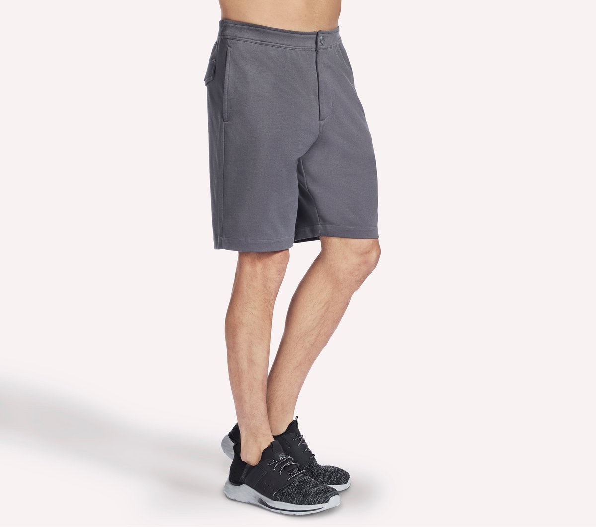 Tech Twill Short — BLACK / CHARCOAL