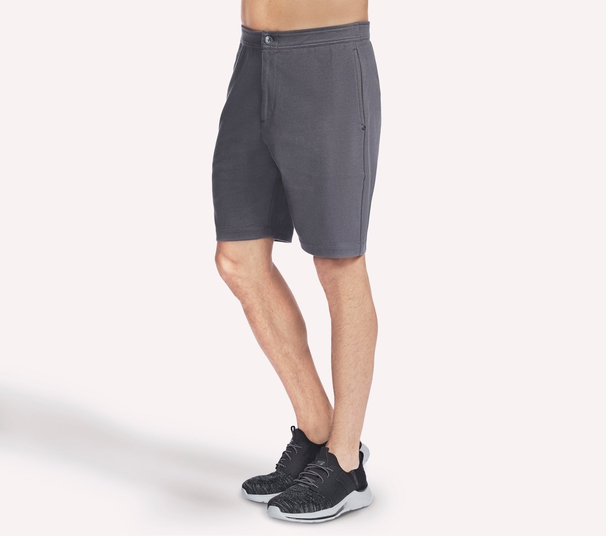 Tech Twill Short — BLACK / CHARCOAL