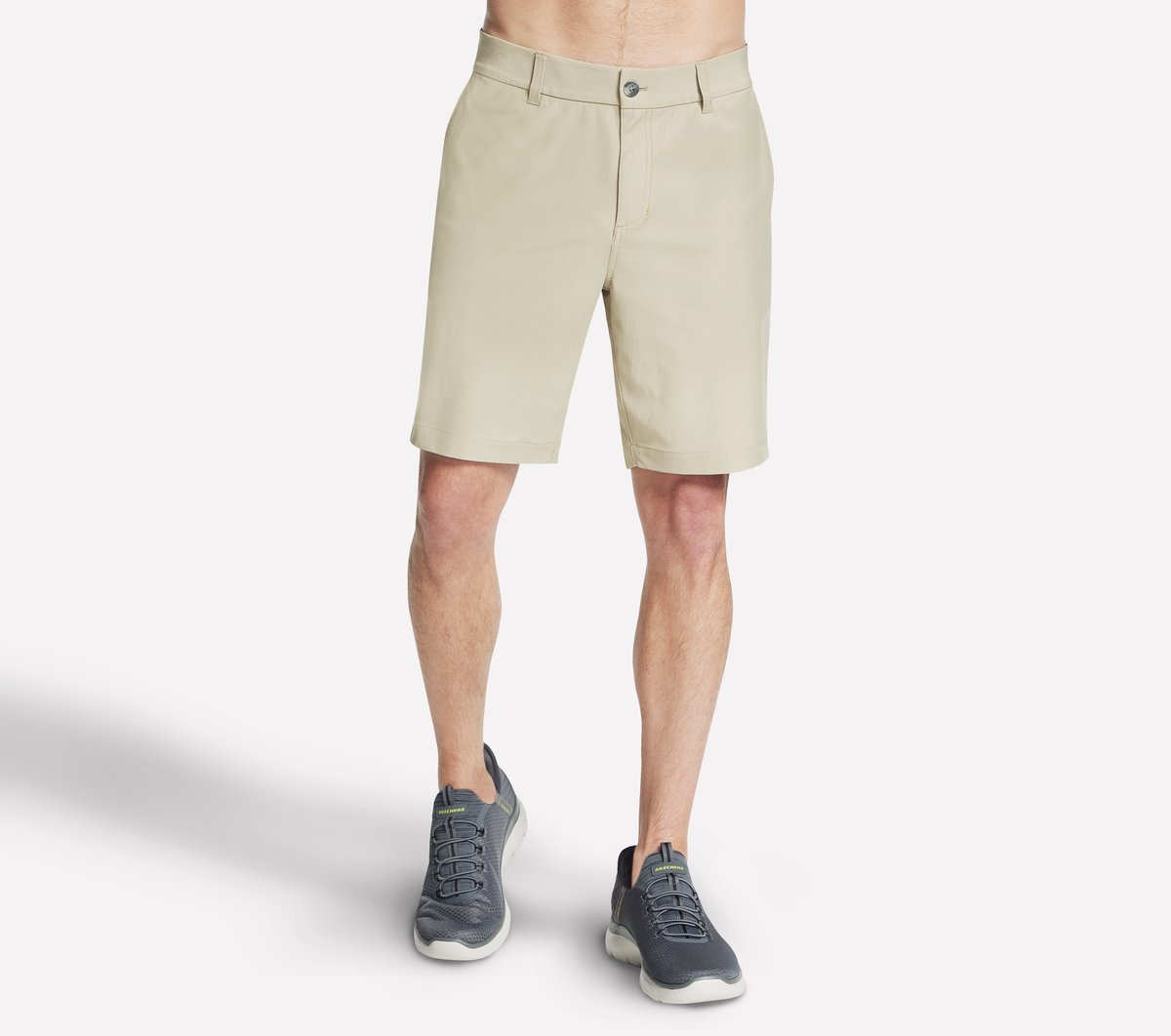 Skechers SKECH-KNITS Premium Everywhere 9 Inch pantalones cortos en Natural, talla 46