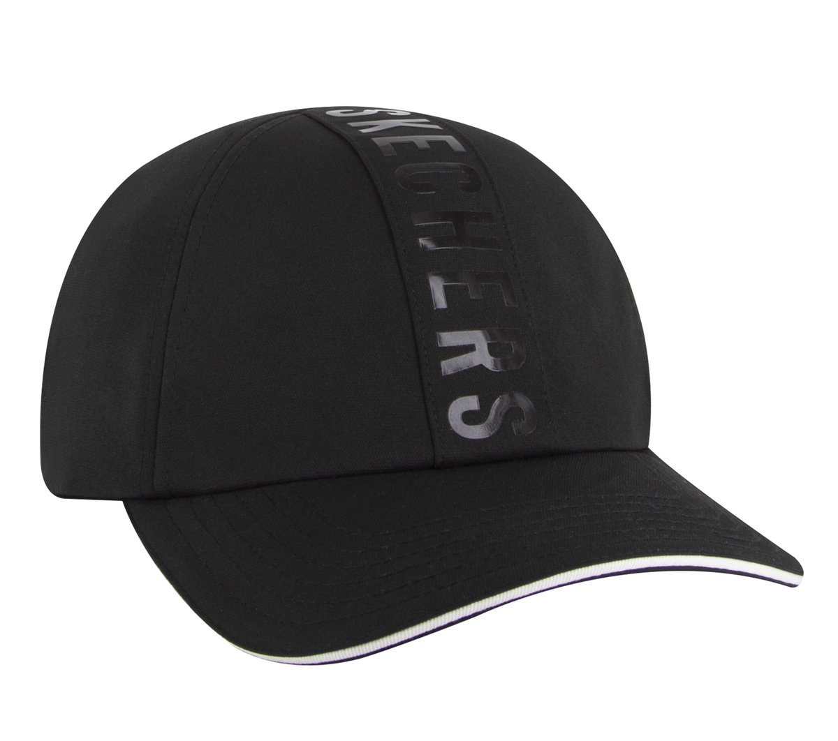 Wrap Logo Baseball Hat — BLACK