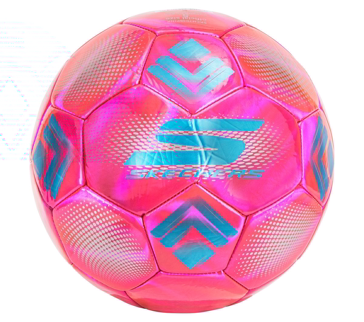 Skechers Hex Dusted Size 5 Soccer Ball in Pink