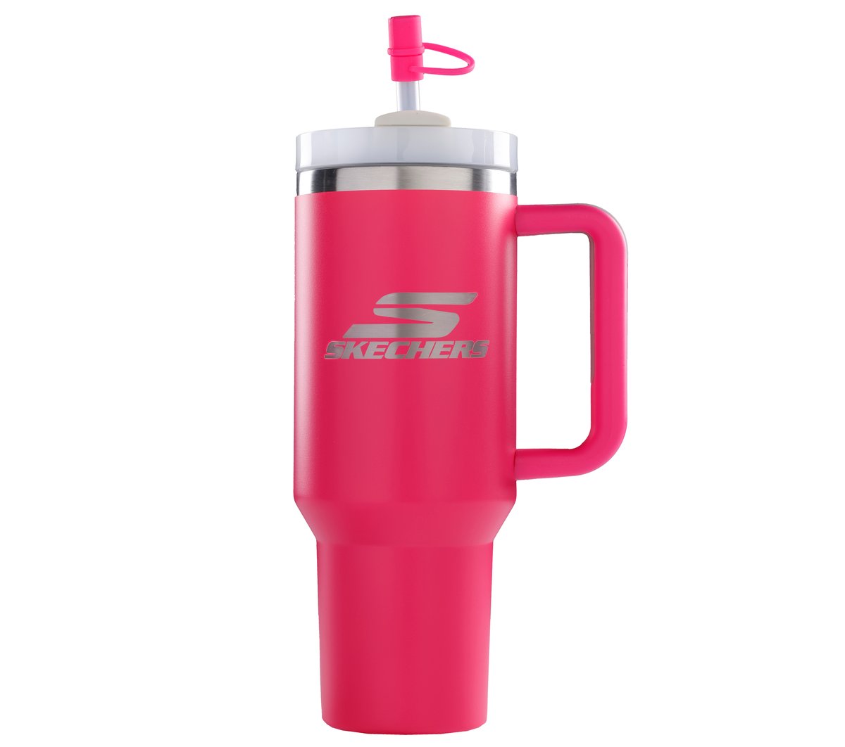 Skechers Hydration 40 oz. Bottle with Handle en Rosa Caliente