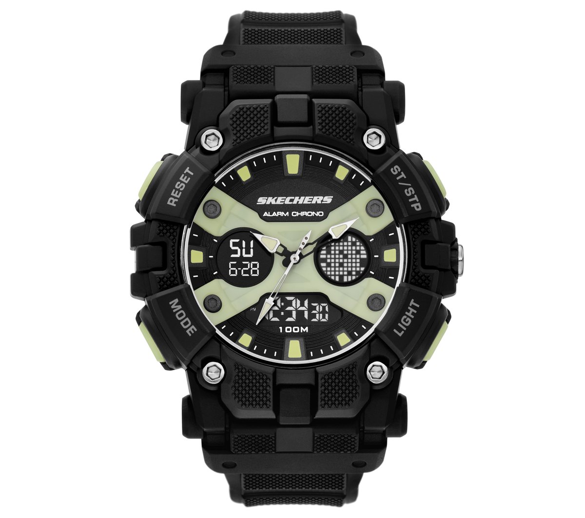 Skechers Bonhill reloj en Negro