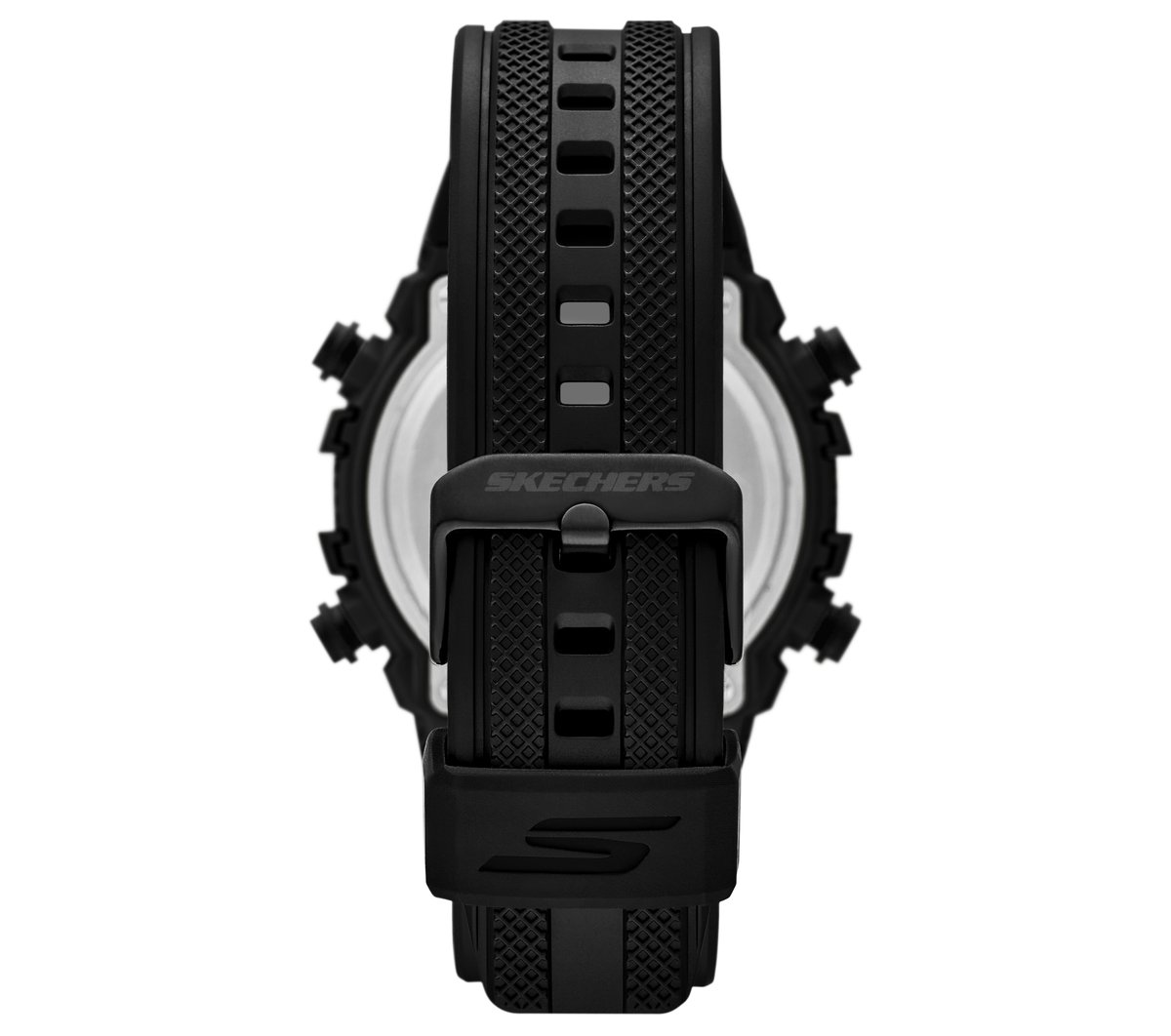 Solar Digital Watch — BLACK