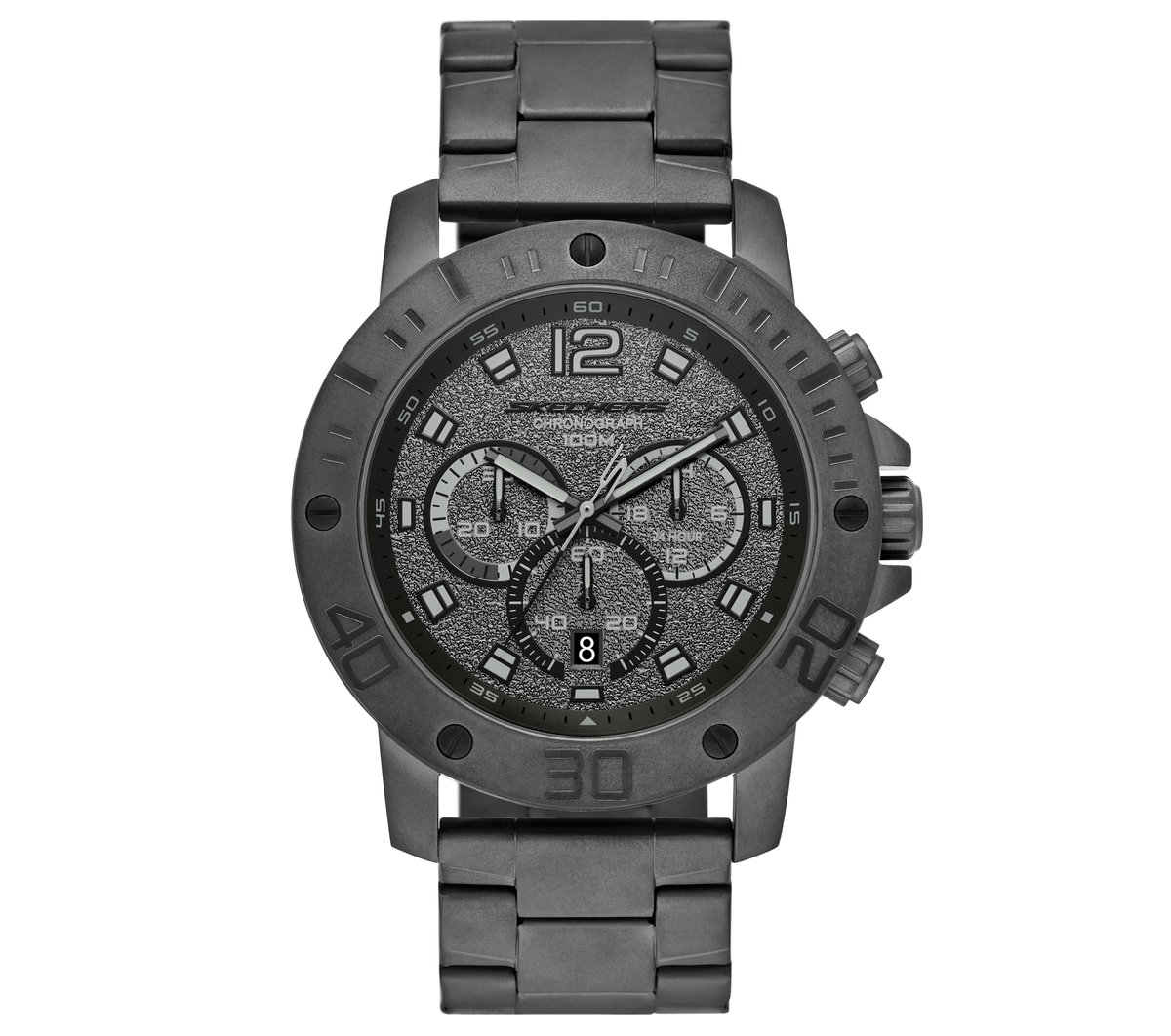 Skechers Stainless SCamisetal Chronograph reloj en Metálico