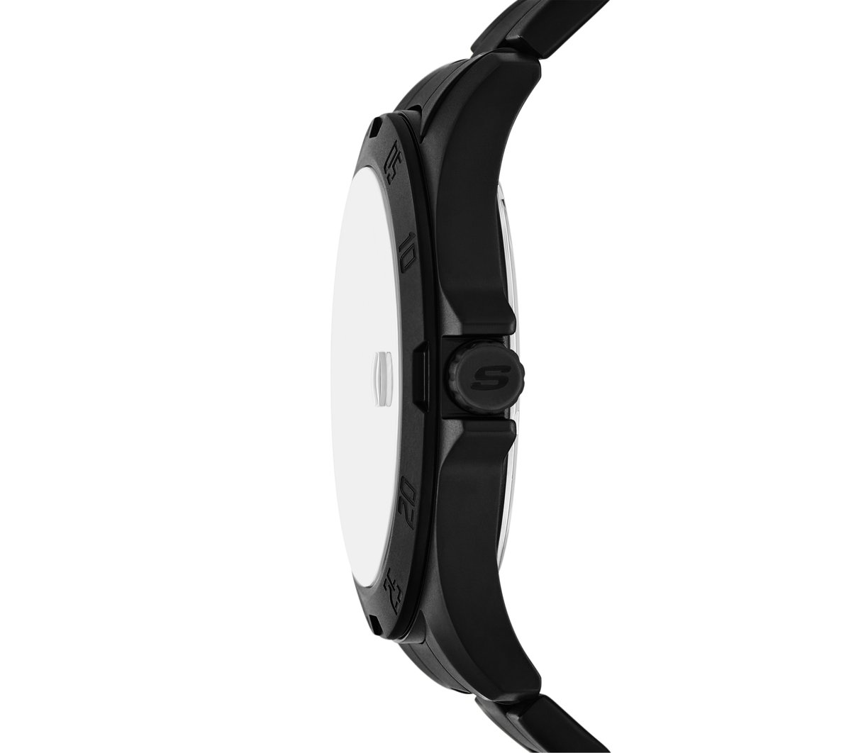 Stainless Steel Watch — BLACK