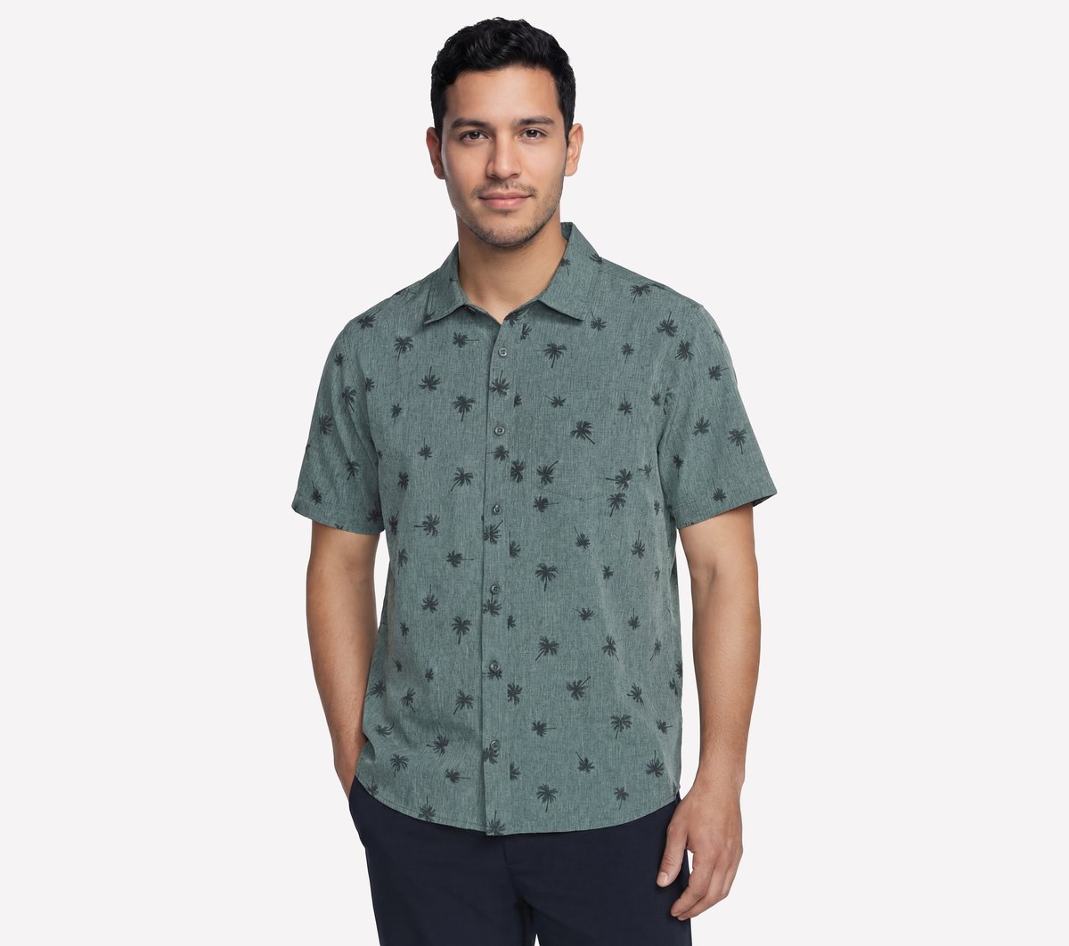 The GO WALK Air Printed Short Sleeve Shirt