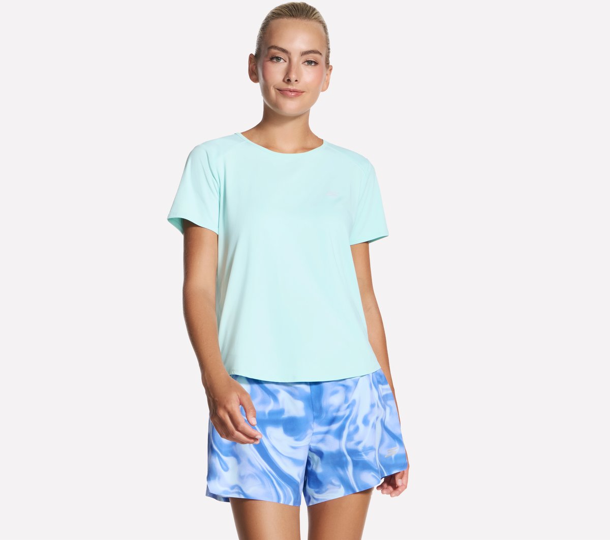 Skechers Stride Performance camiseta en Marengo/Agua, talla XL