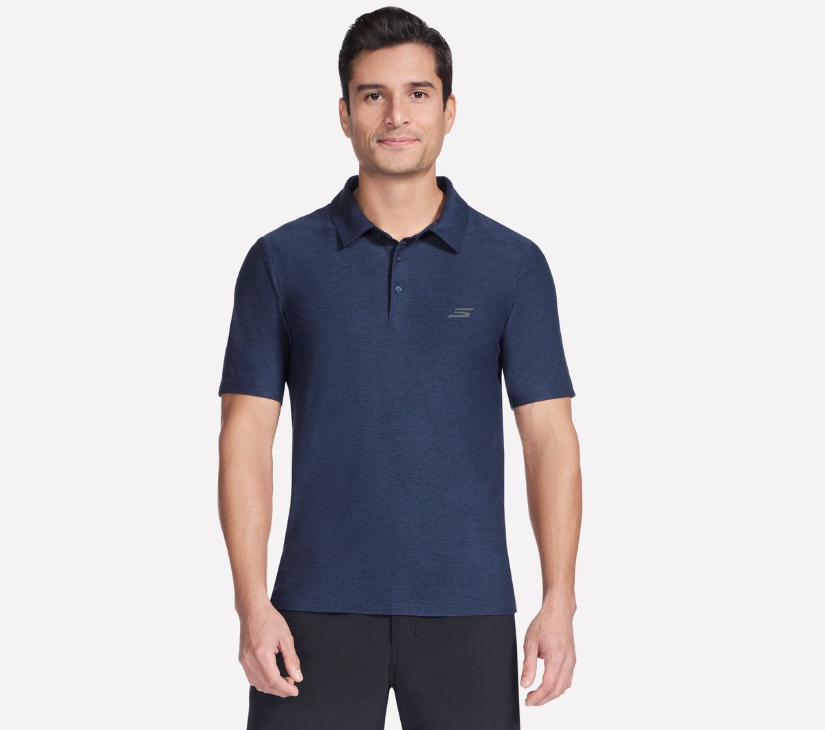 Skechers GO DRI All Day Polo en Navy, talla Pequeña