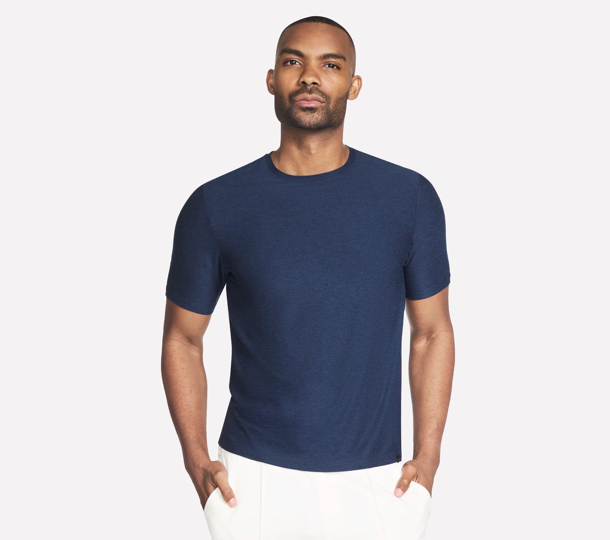 Skechers GO DRI All Day camiseta en Navy, talla 3XL
