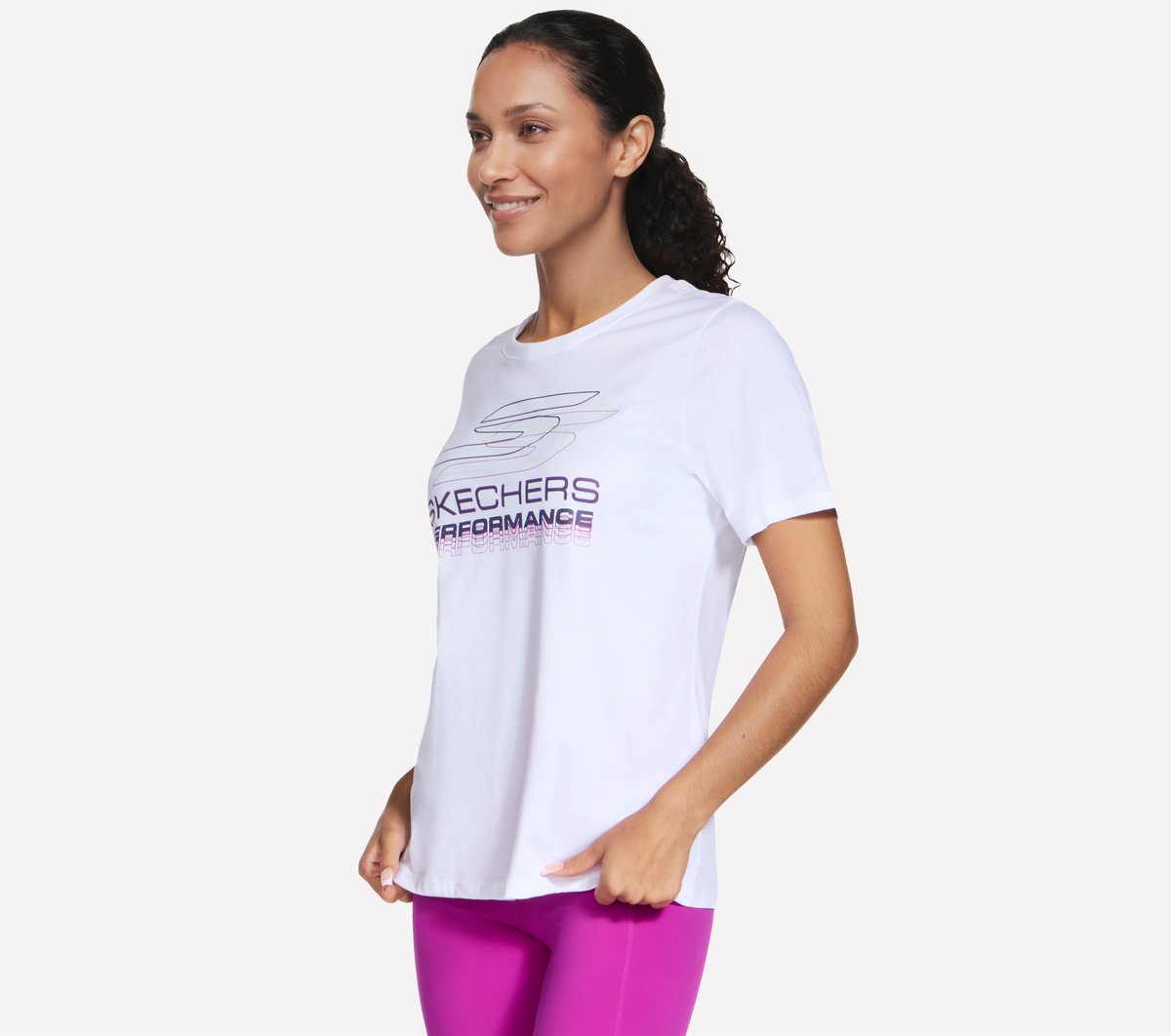 Velocity Tee — WHITE / LAVENDER / PINK