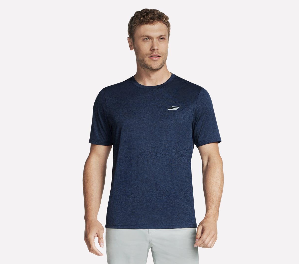 Skechers Performance Charge camiseta en Navy, talla Grande