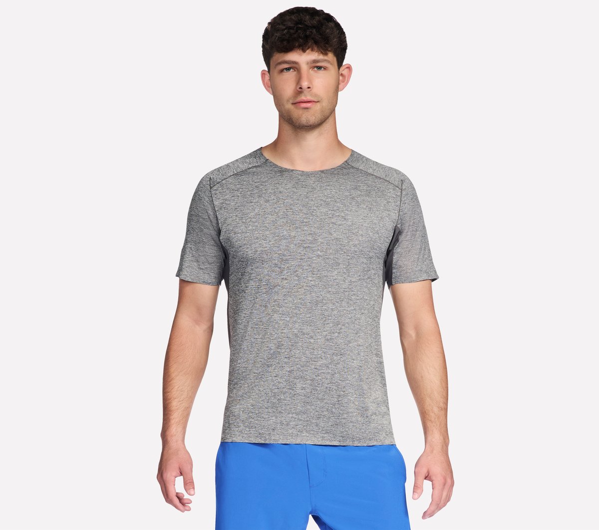 Skechers Men's Go Dri Circuit T-shirt In Light Gray