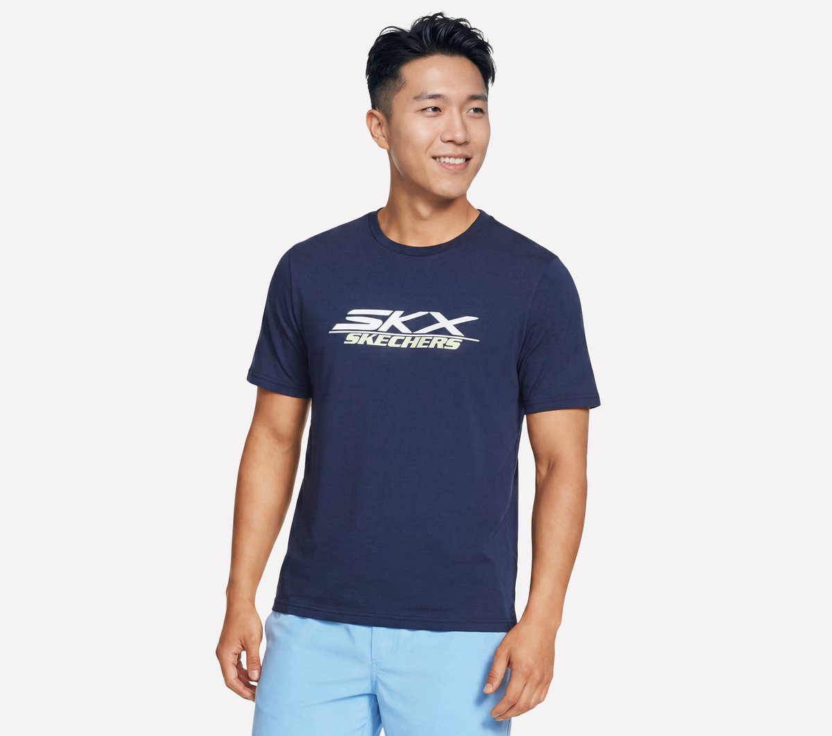 Skechers Motion camiseta en Navy, talla 2XL
