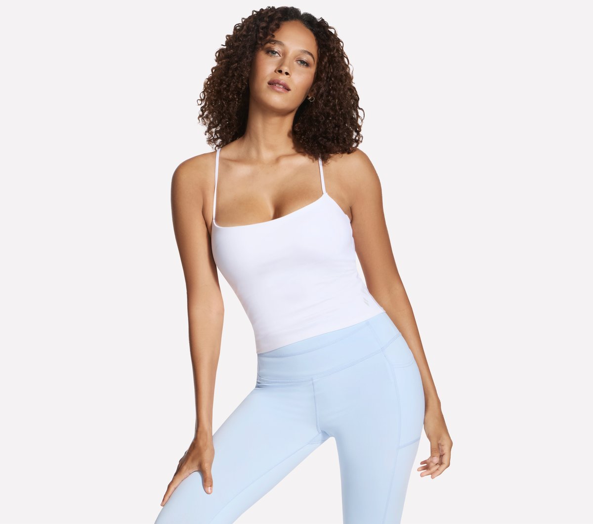 Skechers GO FLEX SLIM Strappy Tank en Blanca, talla 2XL