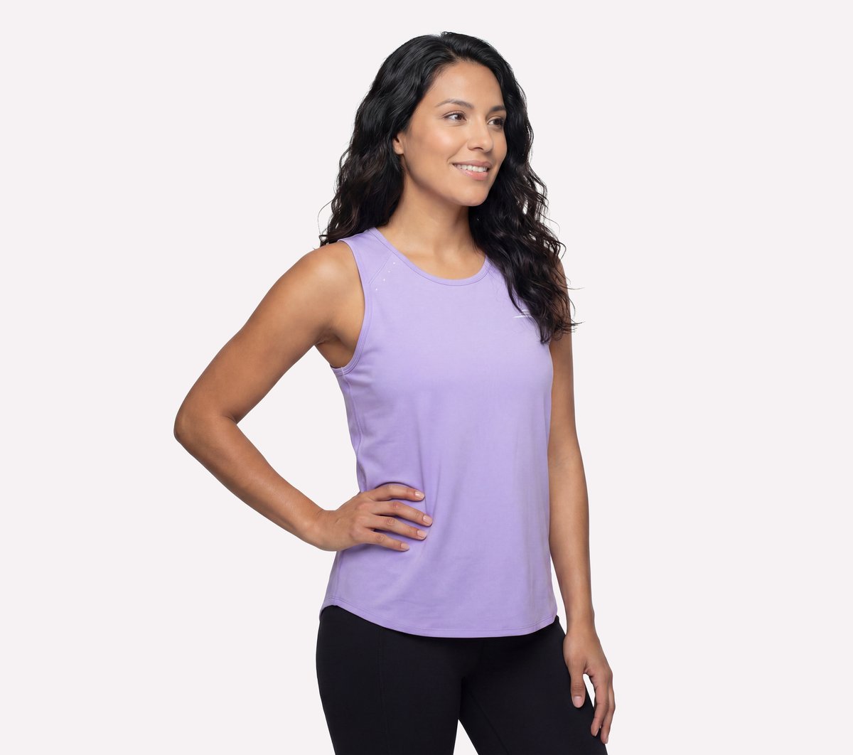 Stride Performance Tank — PURPLE / CORAL