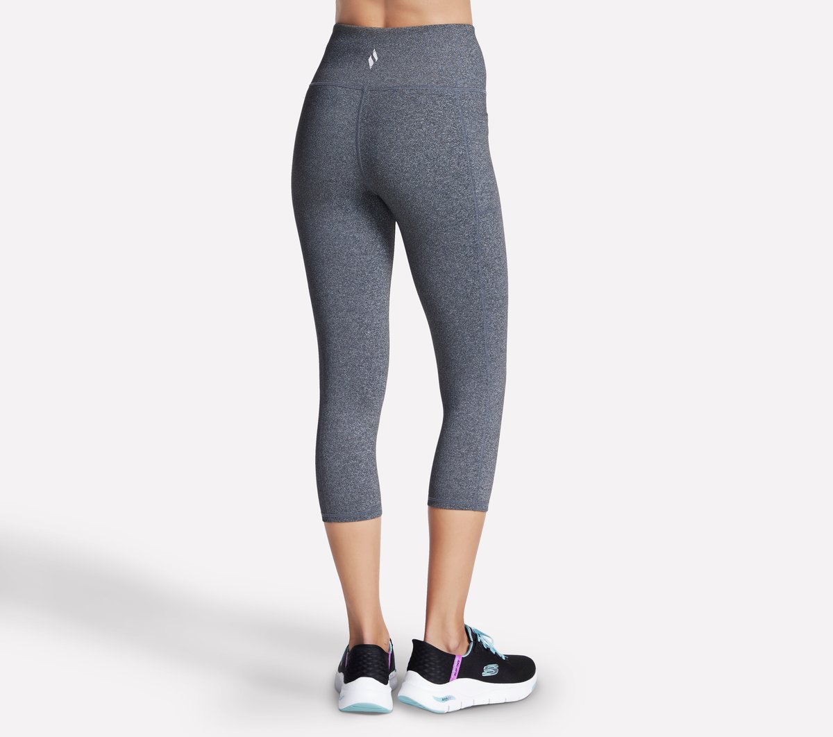 The GO WALK High Waisted Midcalf Legging — GRAY
