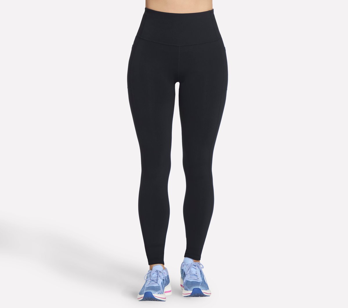 Skechers Go Walk High Waisted Legging Hosen In Schwarz, GrößE Klein-image