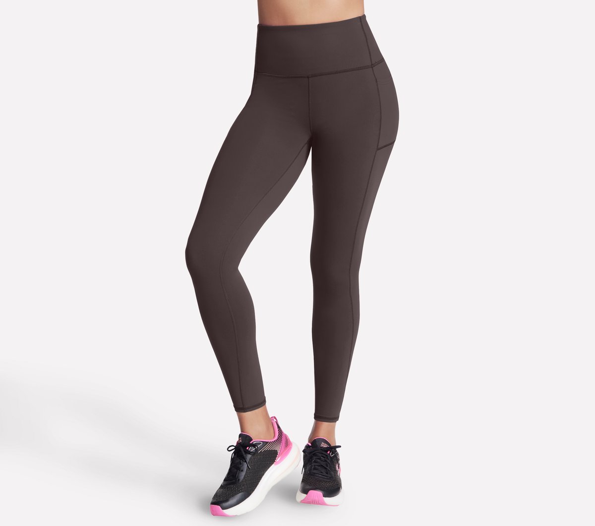 Skechers GO WALK High Waisted Legging en Marrón, talla 2XL