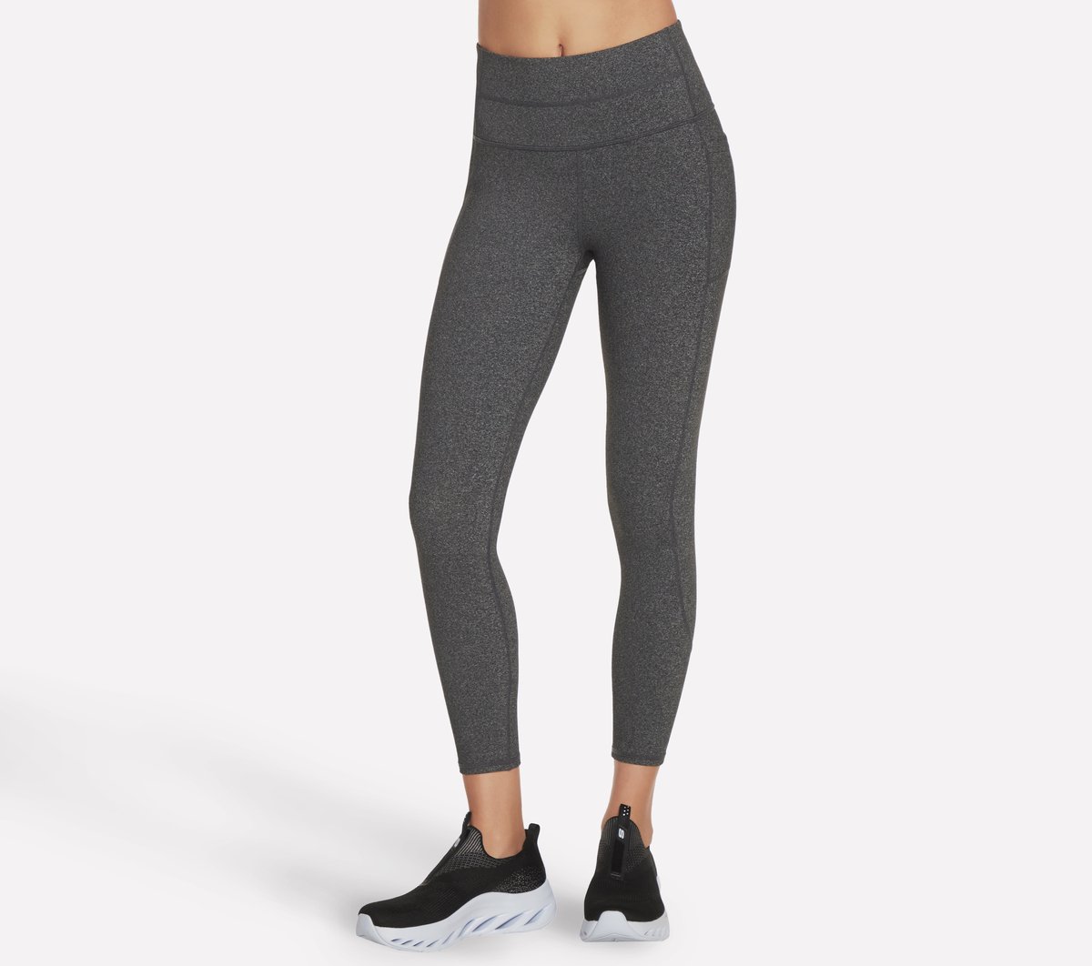 Skechers GO WALK High Waisted 7/8 Legging en Gris, talla Pequeña