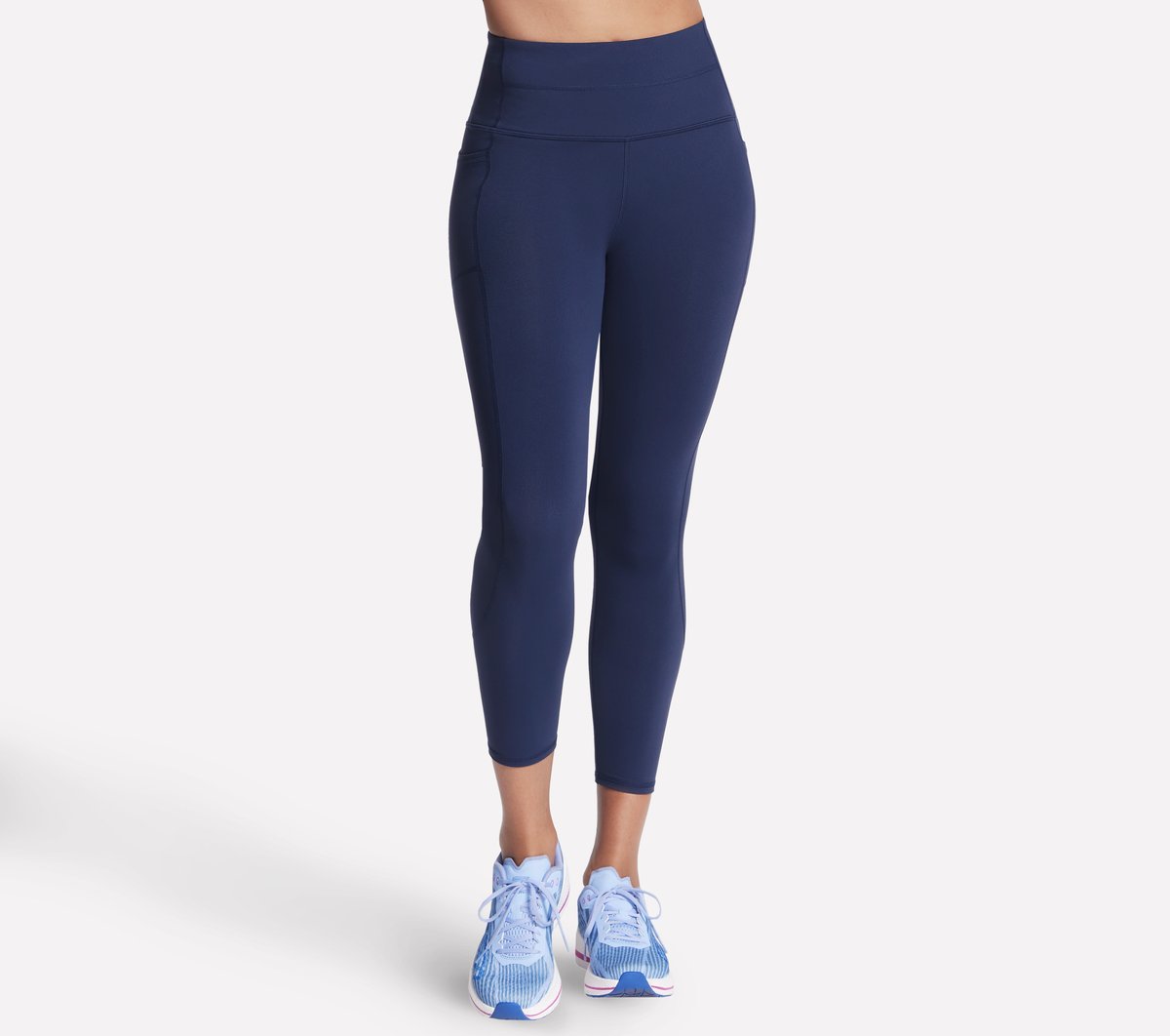 Skechers GO WALK High Waisted 7/8 Legging en Navy, talla Grande