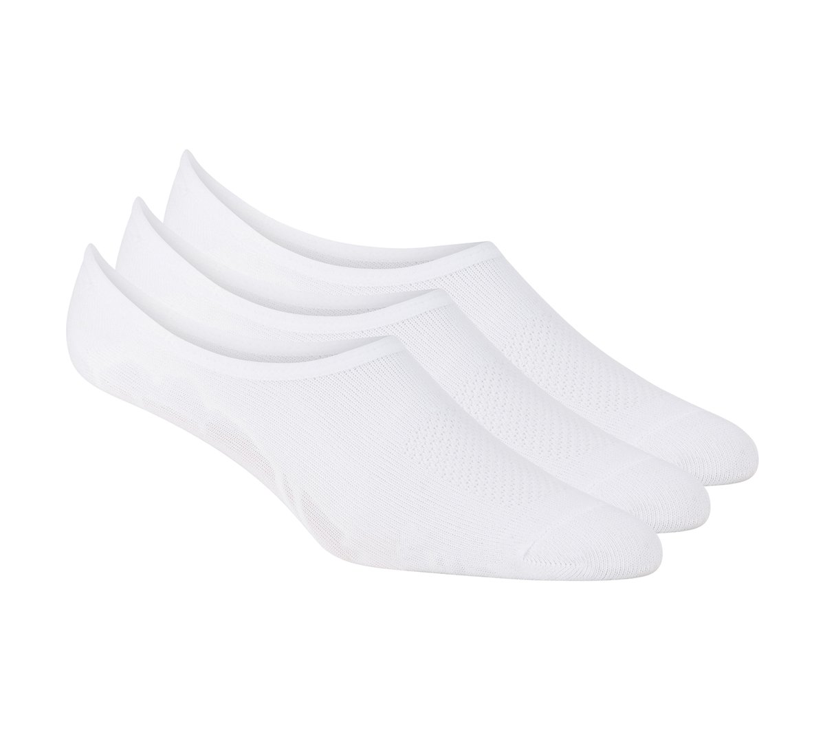 Skechers 5 Pack Mujer's Liner medias o calcetines? en Blanca, talla Media