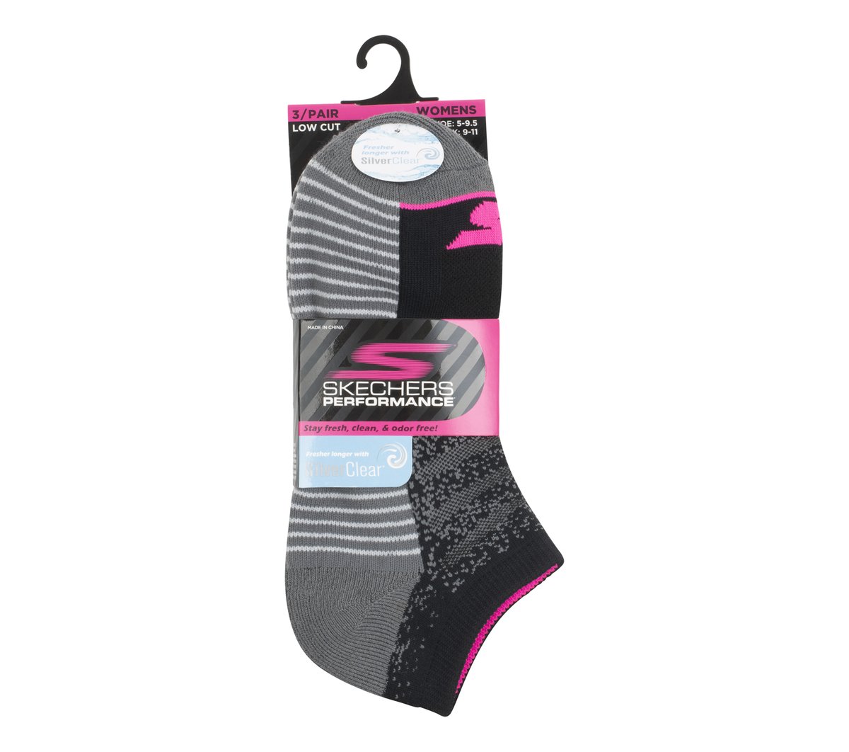 3 Pack Low Cut Half Terry Socks