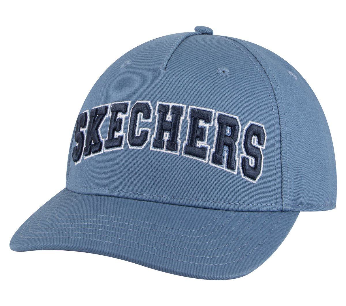 Skechers Men's University Baseball Hat in Blue/Gray | Cotton-image-ZBB14_BLGY