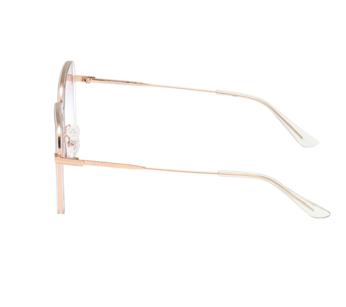 Square Retro Sunglasses — CLEAR