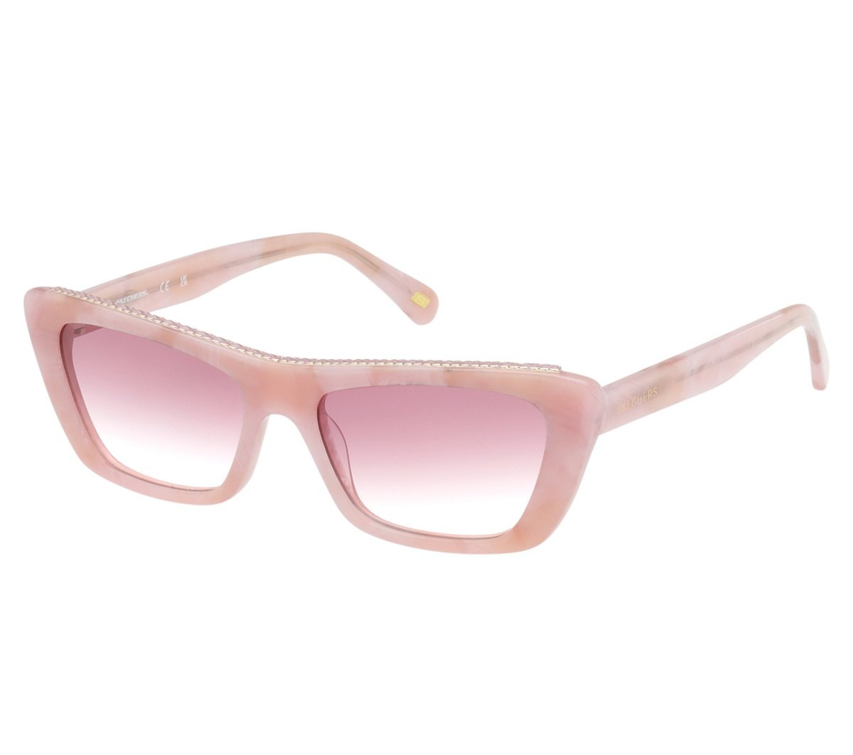 Skechers Elevated Cateye Marble Gradient gafas de sol en Rosa