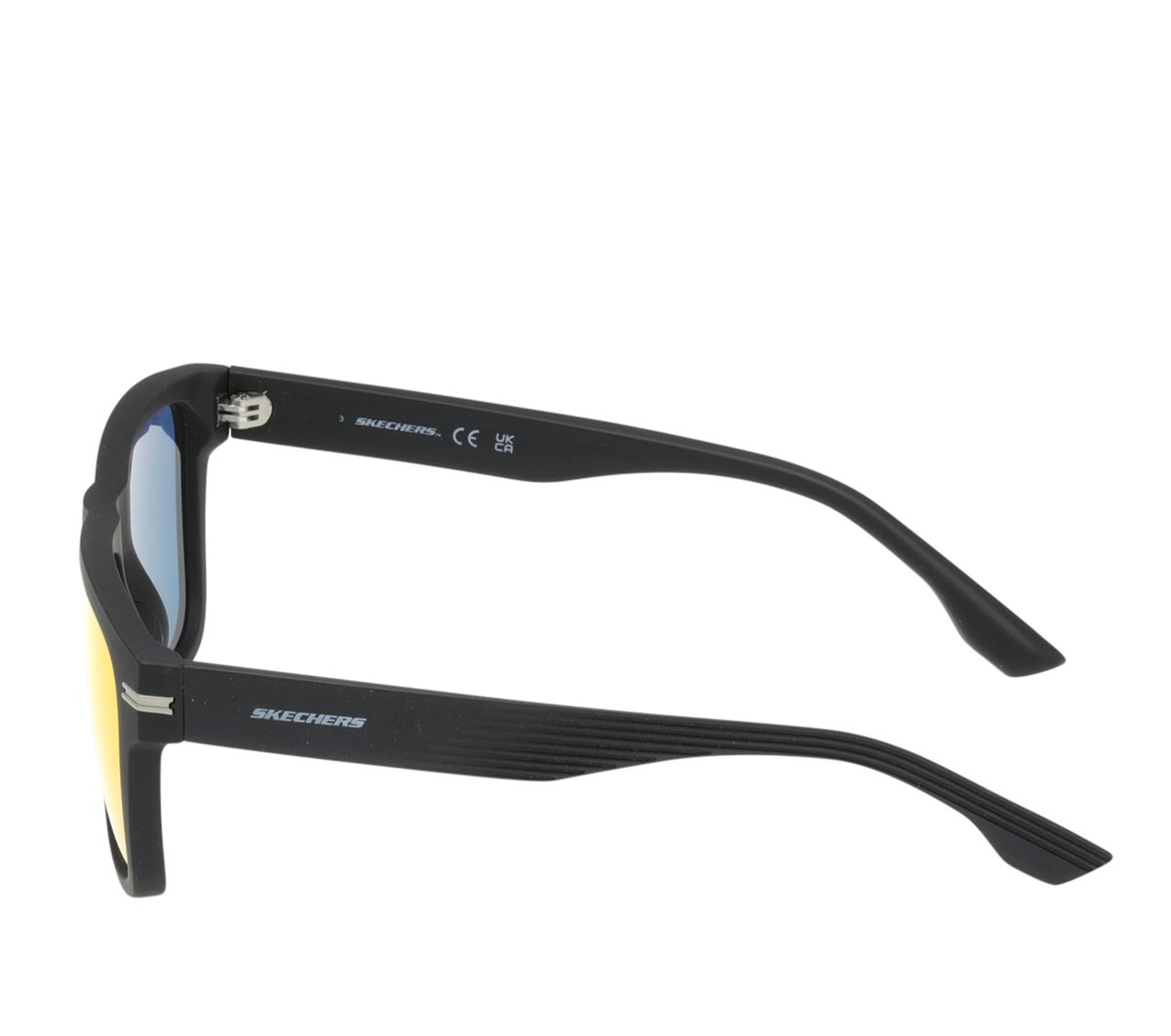 Square Soft Touch Sunglasses — BLACK