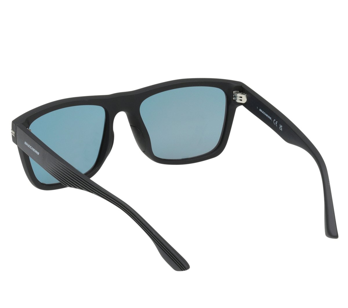 Square Soft Touch Sunglasses — BLACK