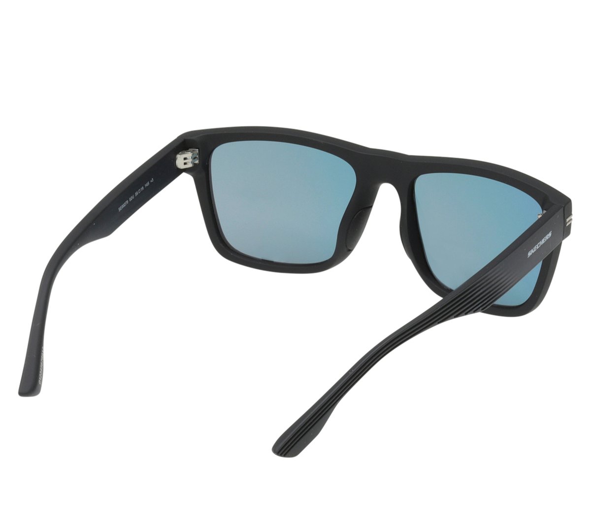 Square Soft Touch Sunglasses — BLACK