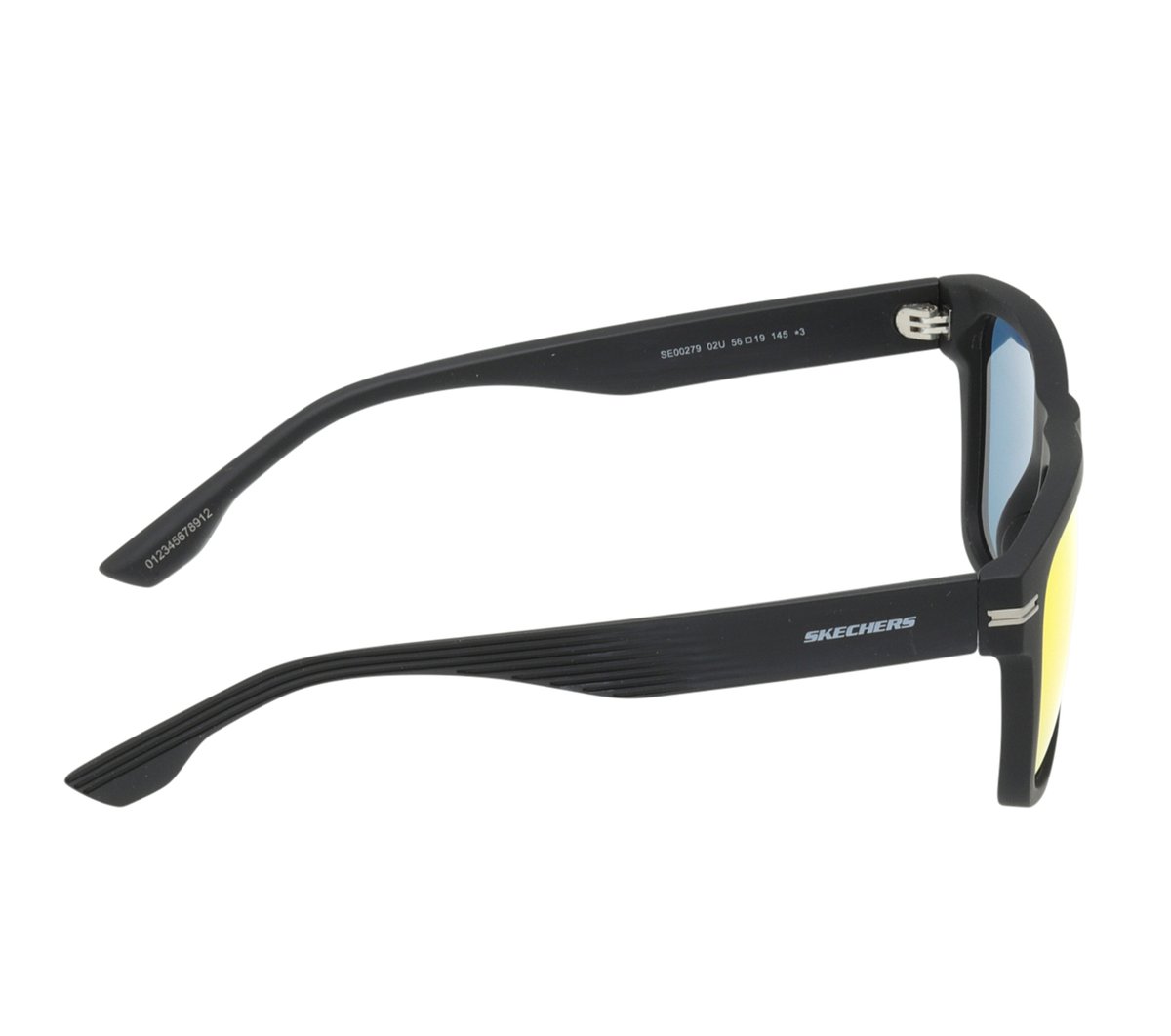 Square Soft Touch Sunglasses — BLACK