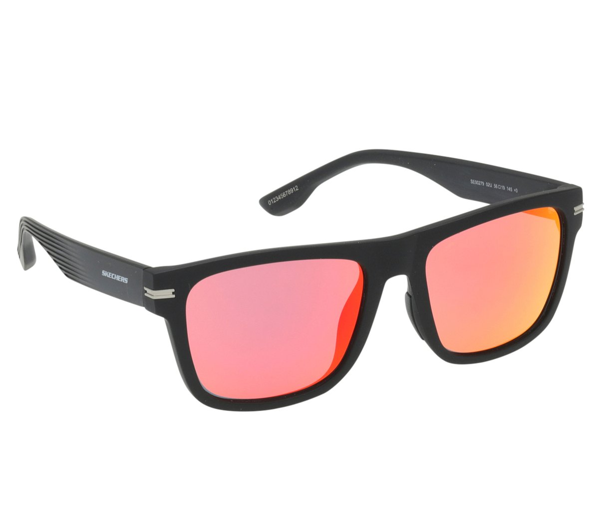 Square Soft Touch Sunglasses — BLACK