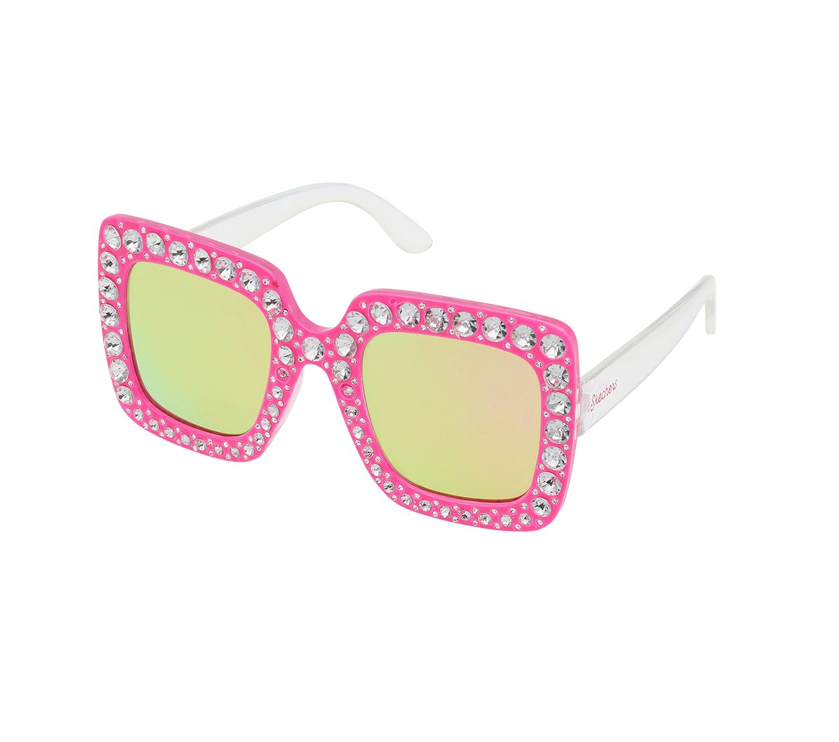 Skechers Square Rhinestone gafas de sol en Rosa